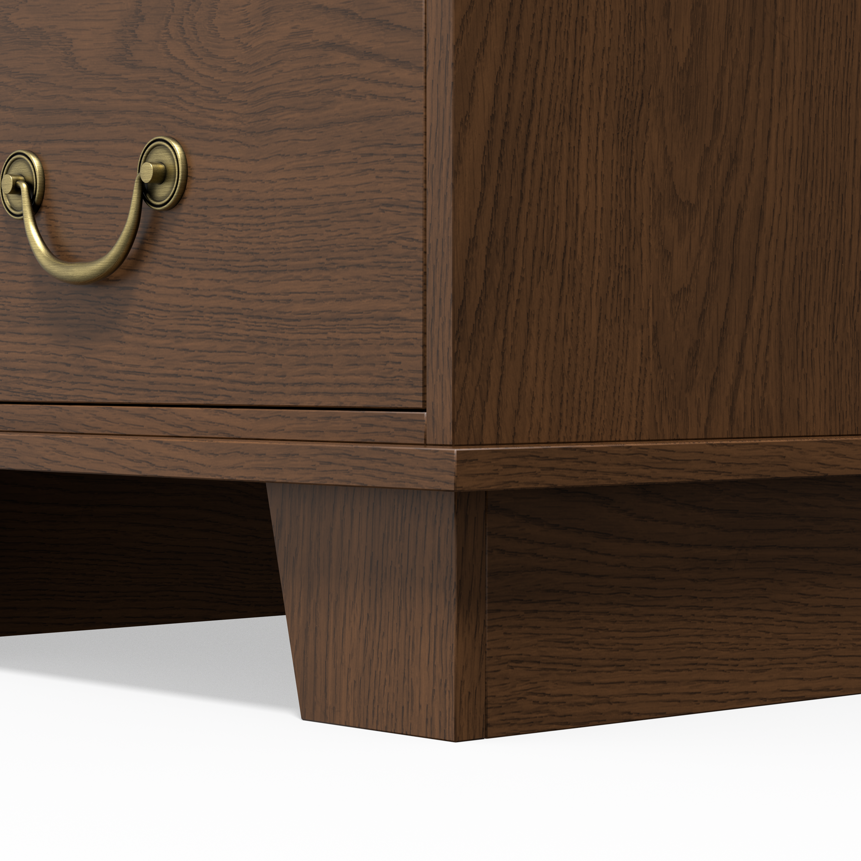 Ember Farmhouse 2-Drawer Nightstand (25.7")