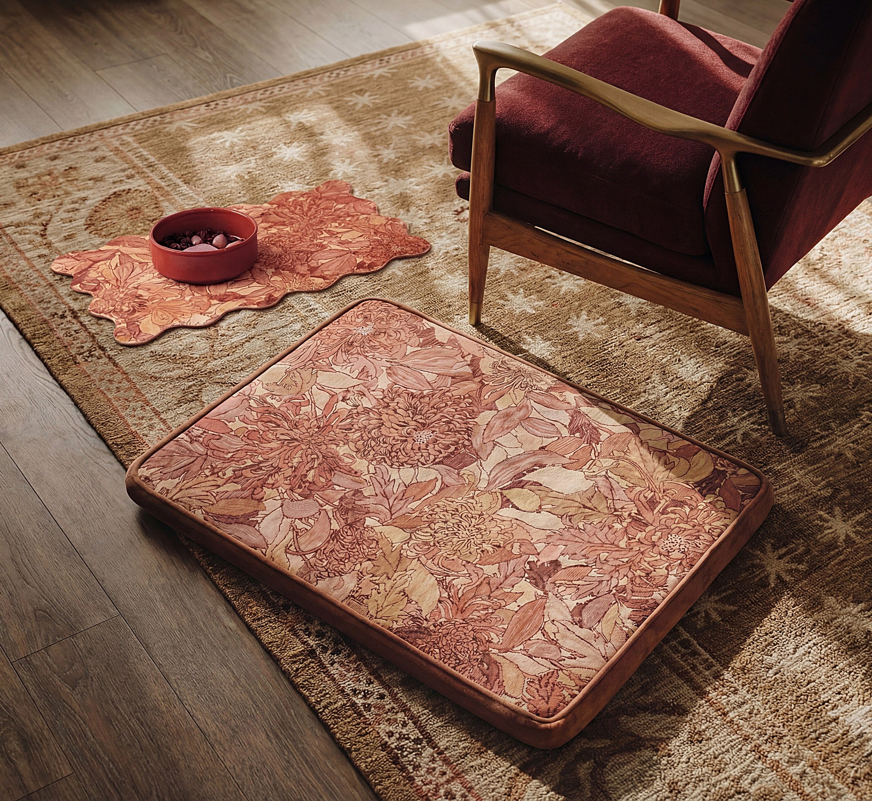 Dog Food Mats for Floors Absorbent, Pet Food Mats for Floor, Dog Food Mat Quick Dry Cat Food Mat