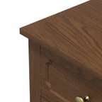 Loom 3-Drawer Nightstand with Charging
