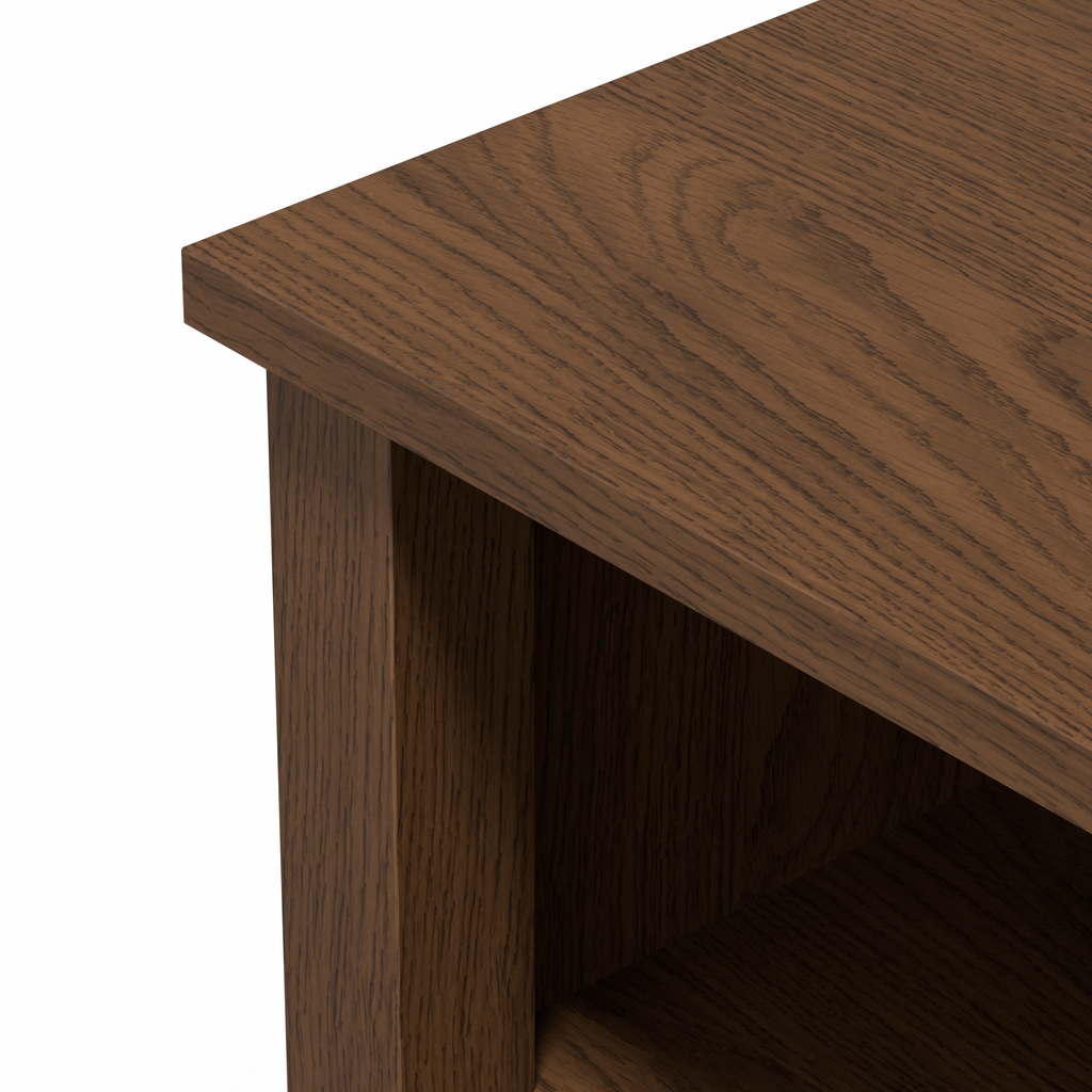 Ridge Antique Nightstand with Chargin