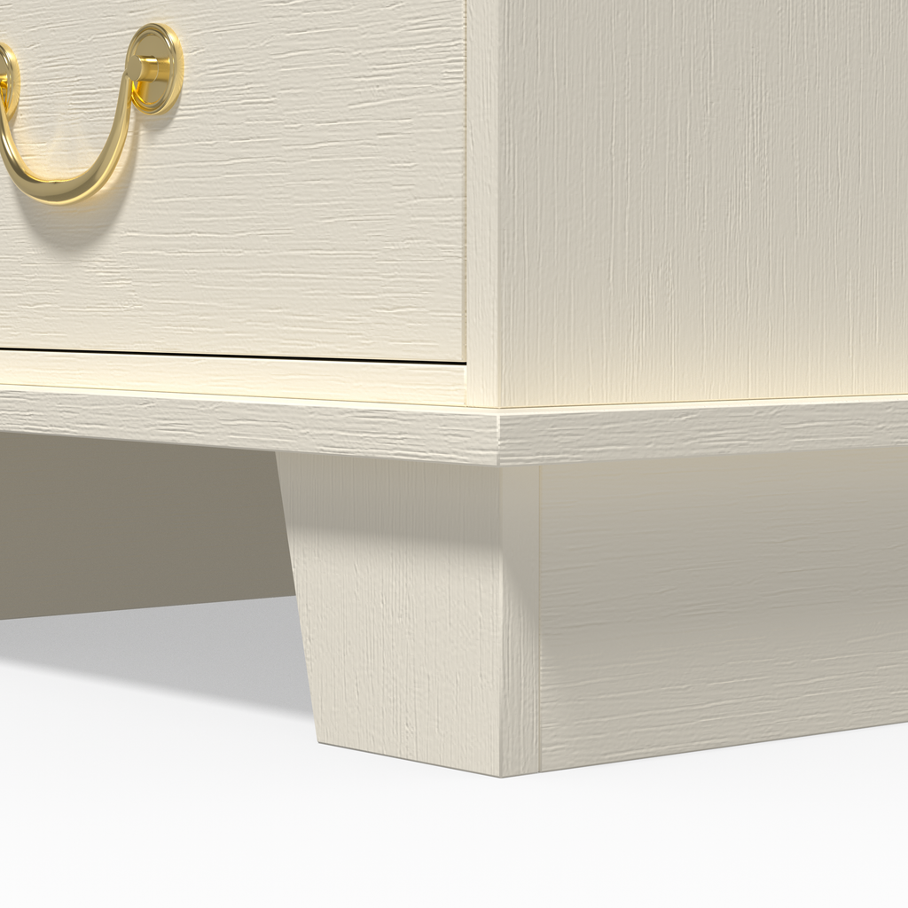 Ember Farmhouse 2-Drawer Nightstand (25.7")