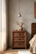 Mid-Century Modern Bedside Storage Cabinet