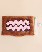 KSIIA 2-in-1 Snuffle Dog Bed – Washable Plush Crate Mat with Removable Foraging Top