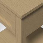 Reed Mini Nightstand with Charging