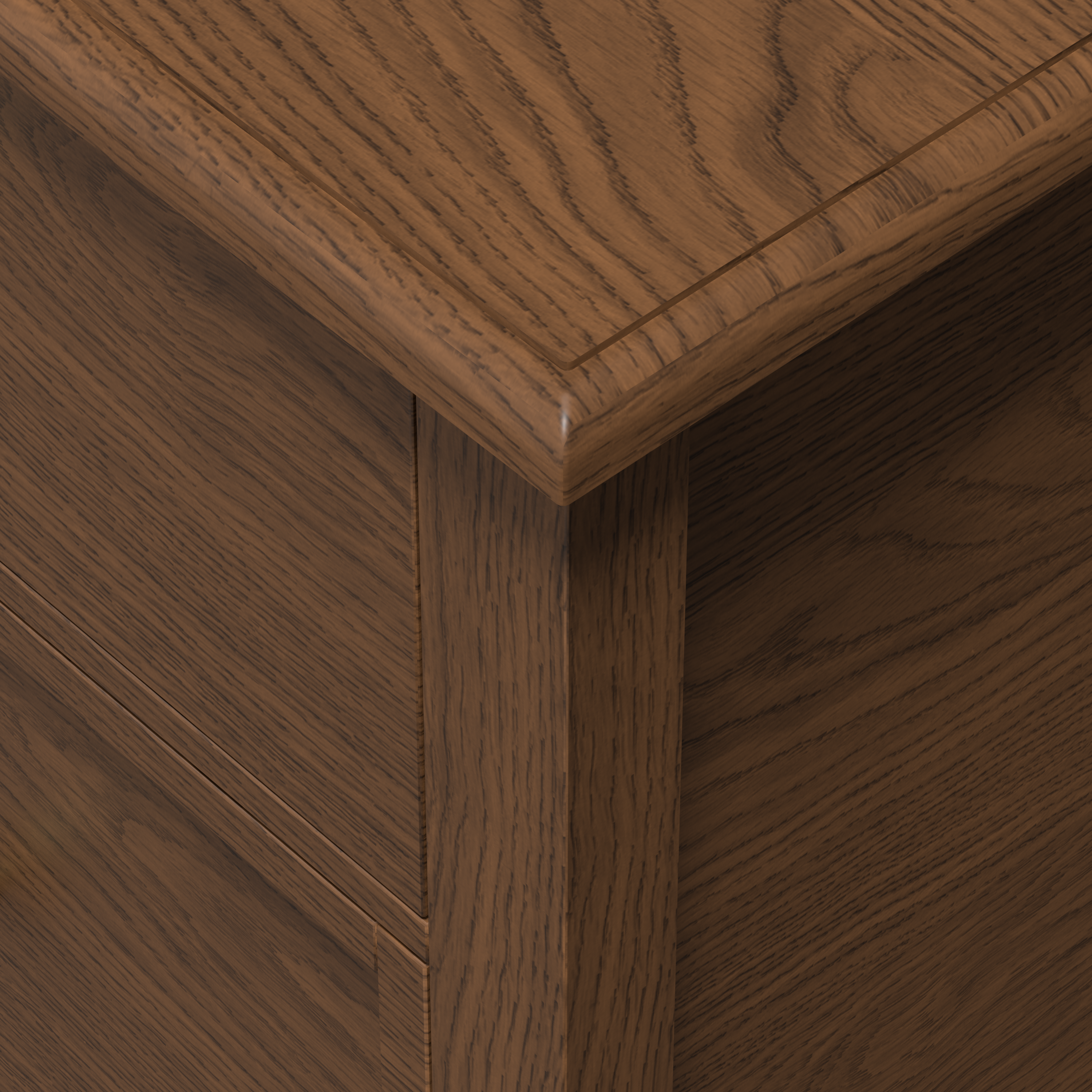 Patina Wide 3-Drawer Nightstand with Charging (28.5")