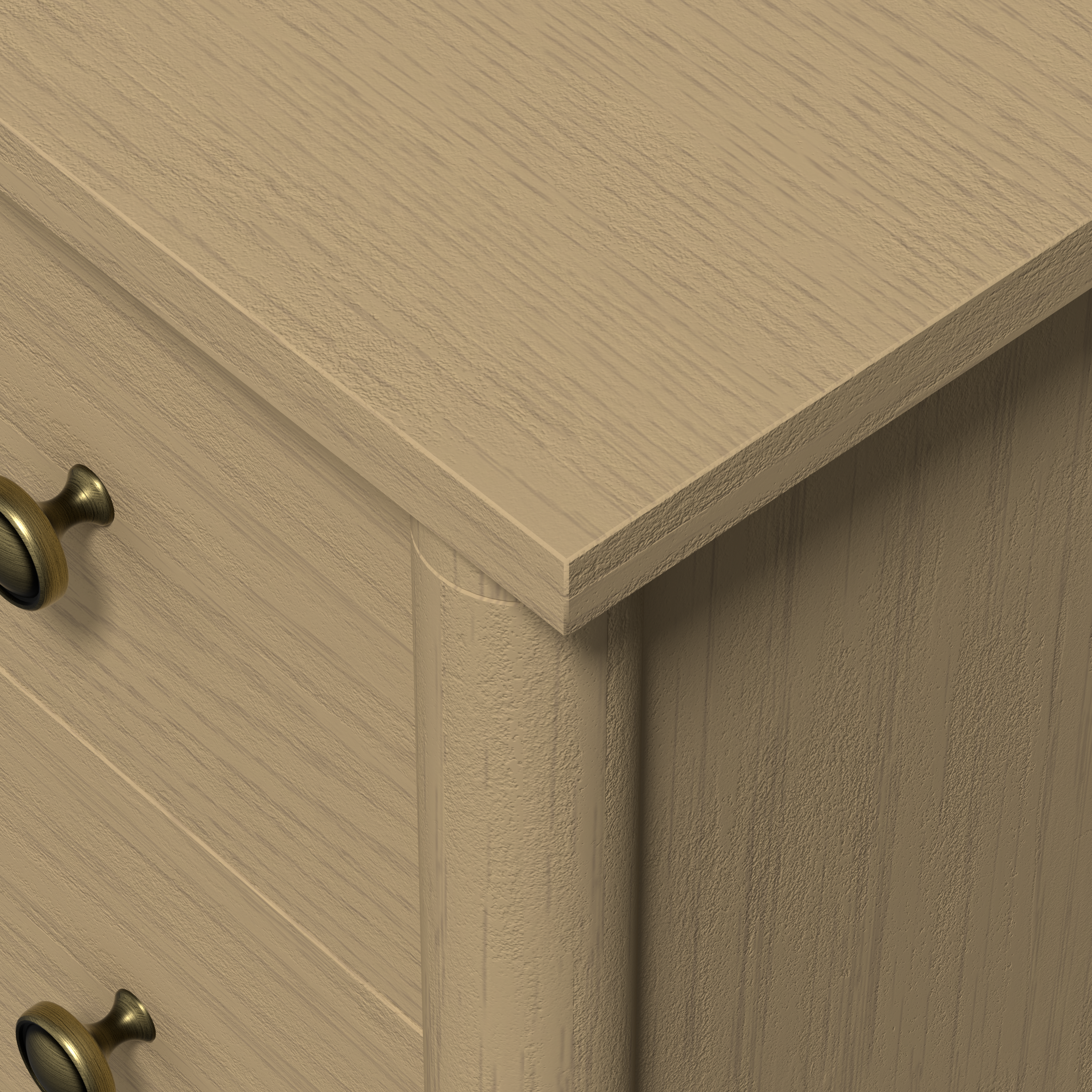 Lumière Antique 2-Drawer Nightstand with Charging