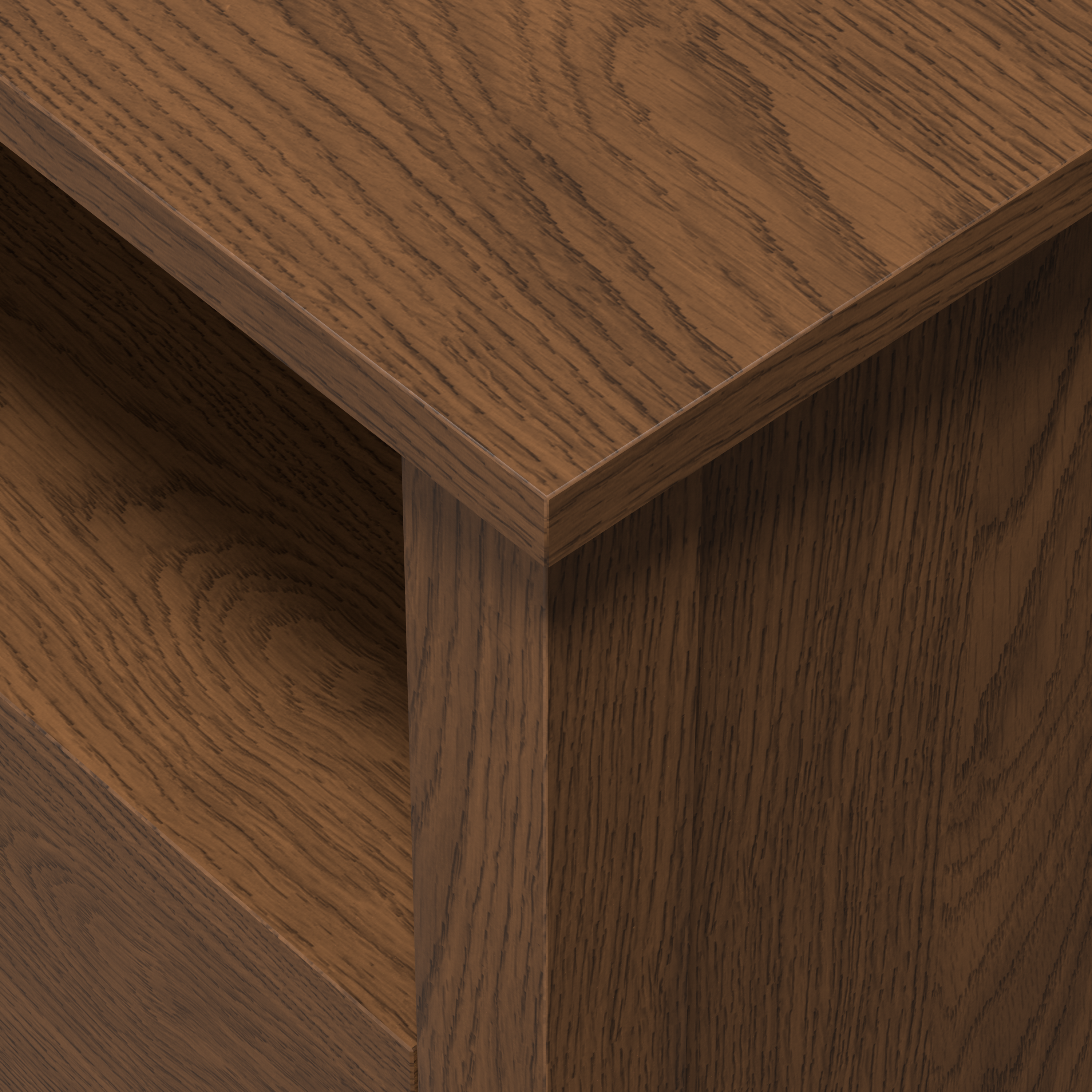 Ridge Antique Nightstand with Chargin