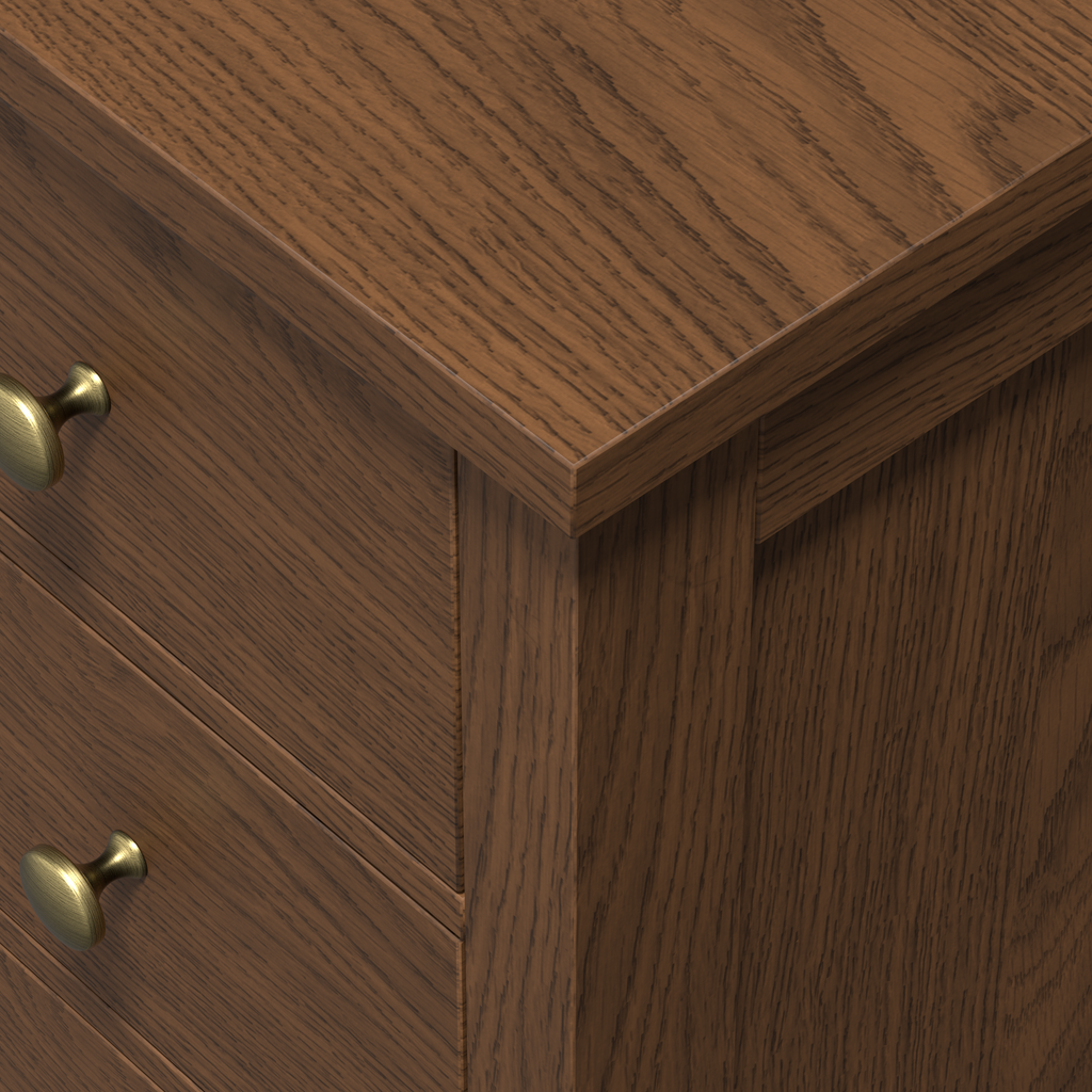Relic Nook Farmhouse 4-Drawer Nightstand (28.5")