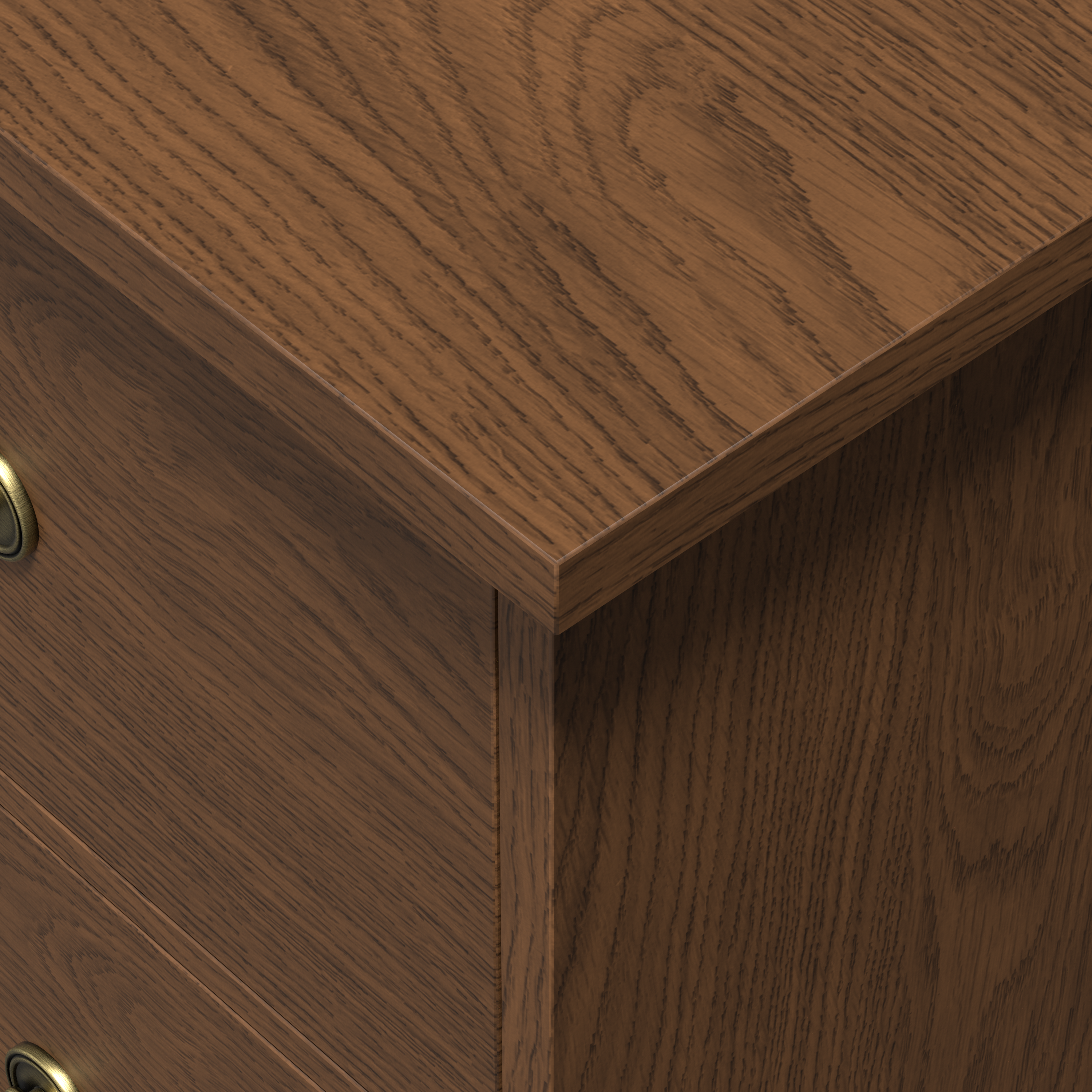 Ember Farmhouse 2-Drawer Nightstand (25.7")