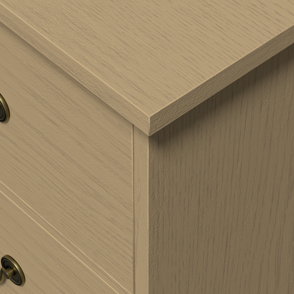Ember Farmhouse 2-Drawer Nightstand (25.7")