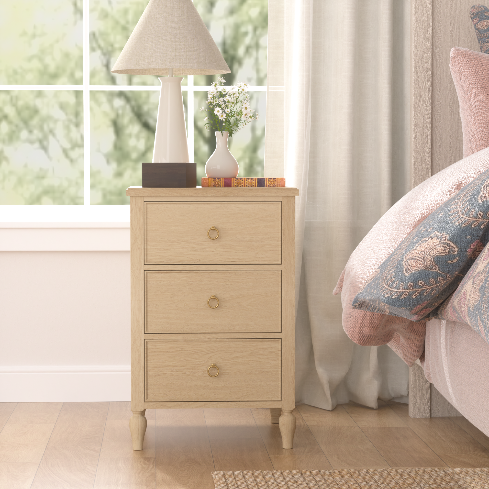 Vintage End Table for Bedroom