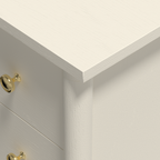 Lumière Antique 2-Drawer Nightstand with Charging