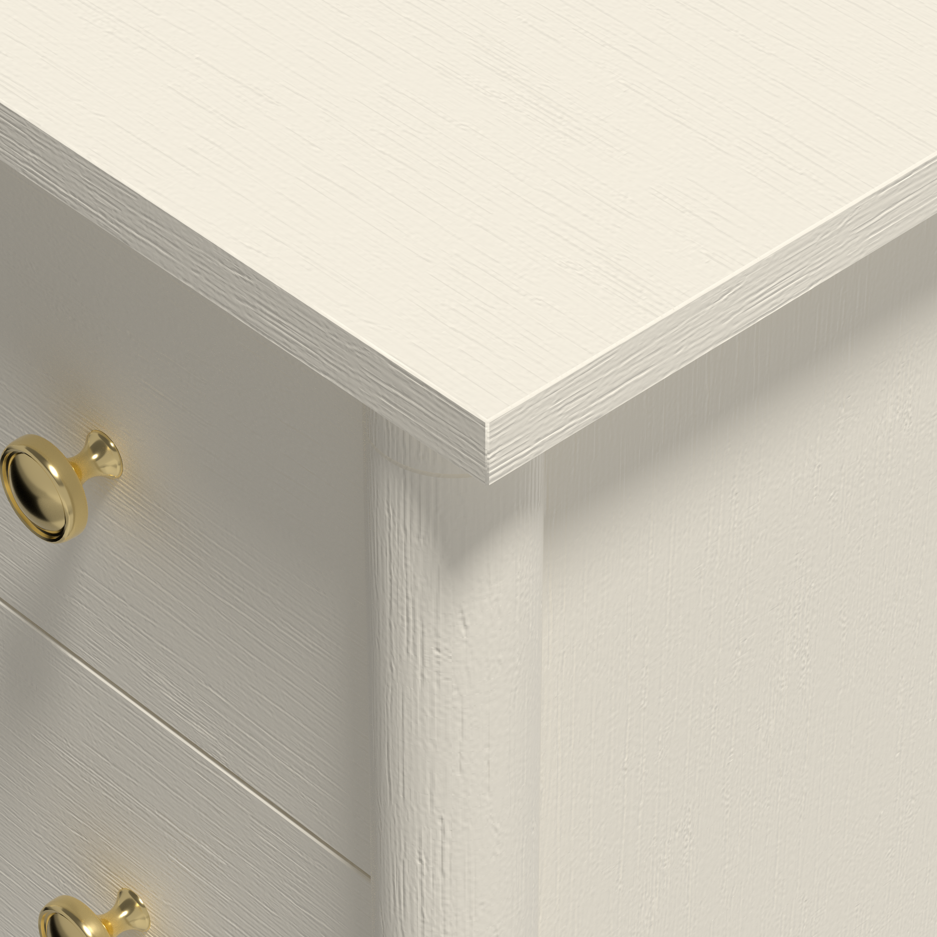 Lumière Antique 2-Drawer Nightstand with Charging