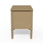 Lumière Antique 2-Drawer Nightstand with Charging