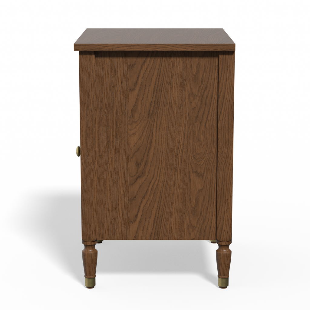 Ridge Antique Nightstand with Chargin