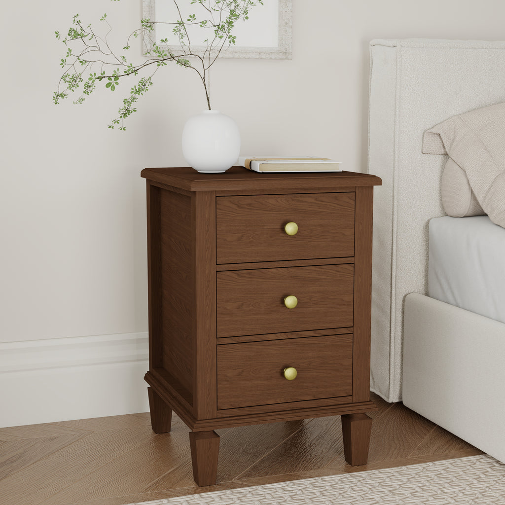 Patina Mini 3-Drawer Nightstand (19”)