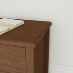 Patina Wide 3-Drawer Nightstand with Charging (28.5")