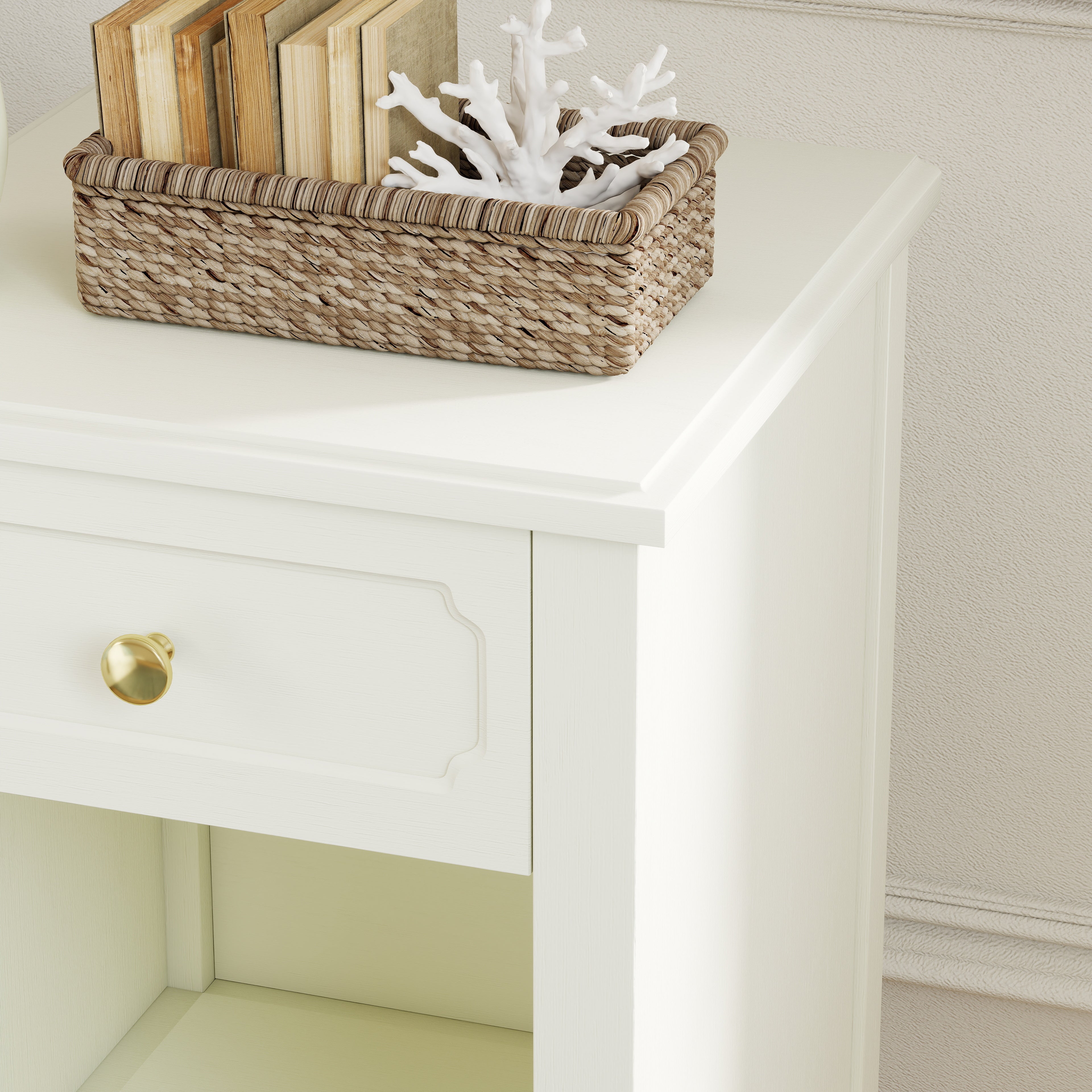Loom Mini 1-Drawer Nightstand with Charging