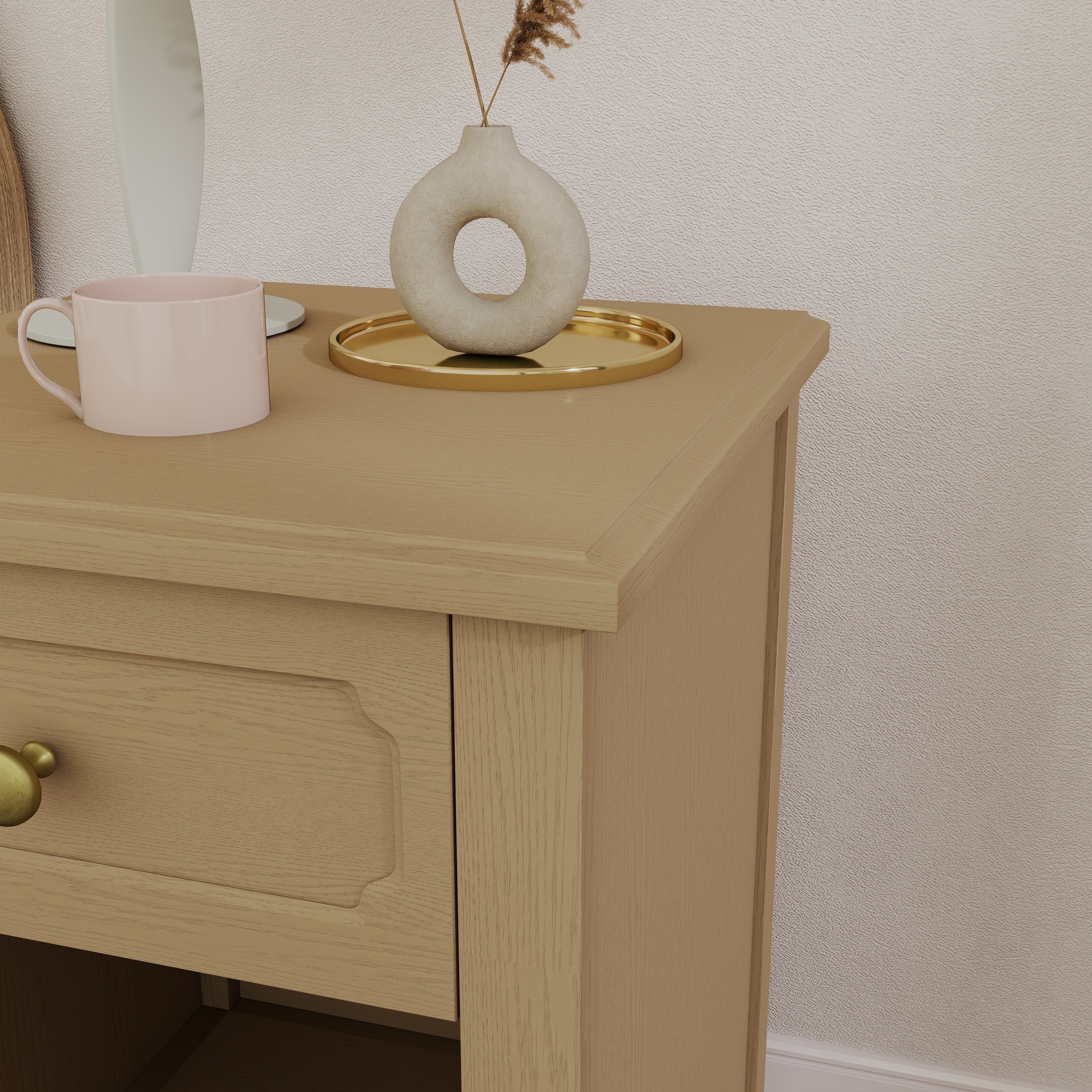 Loom Mini 1-Drawer Nightstand with Charging