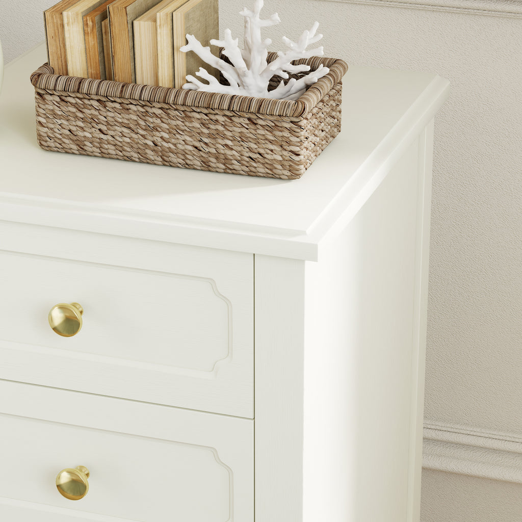 Loom 3-Drawer Nightstand with Charging