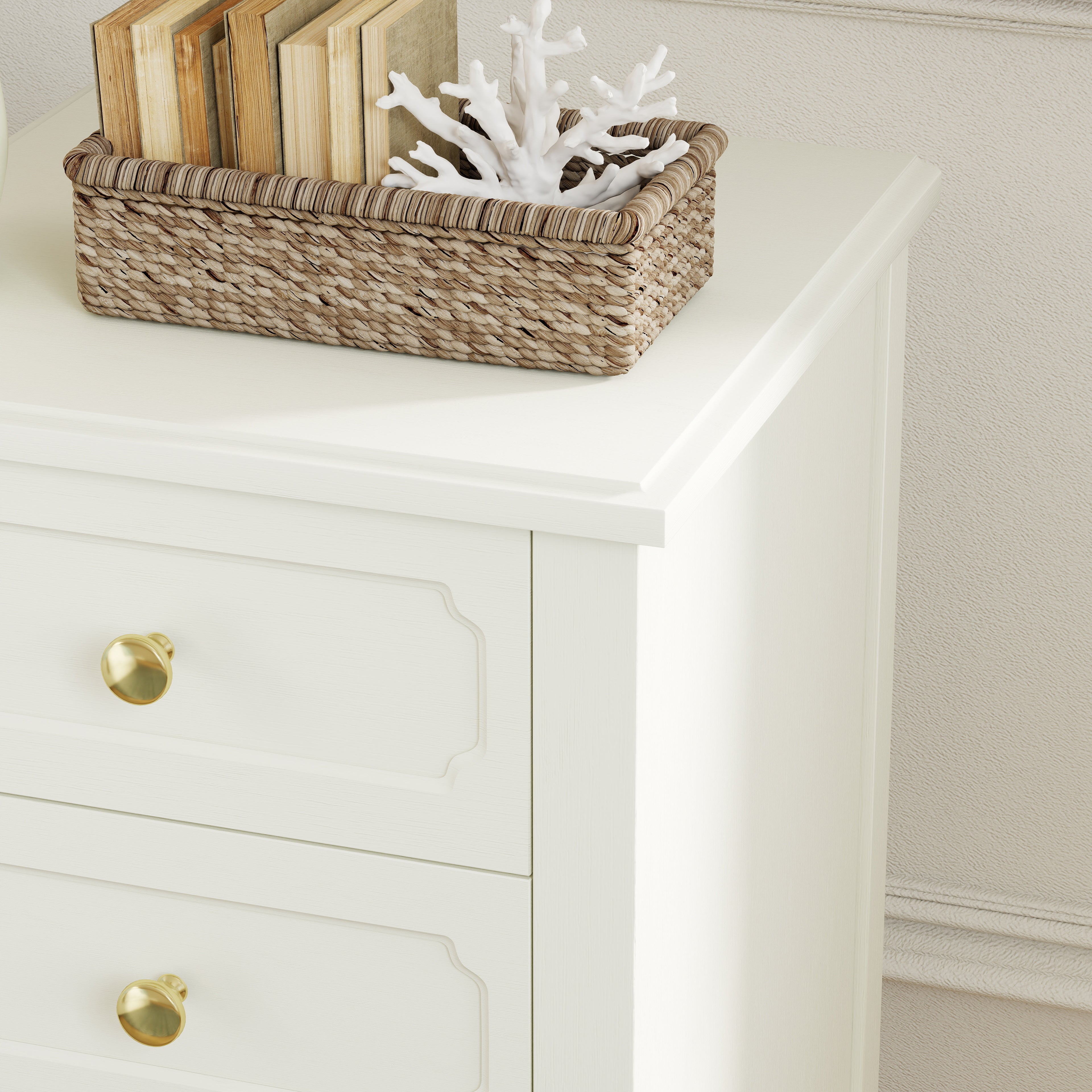 Loom 3-Drawer Nightstand with Charging
