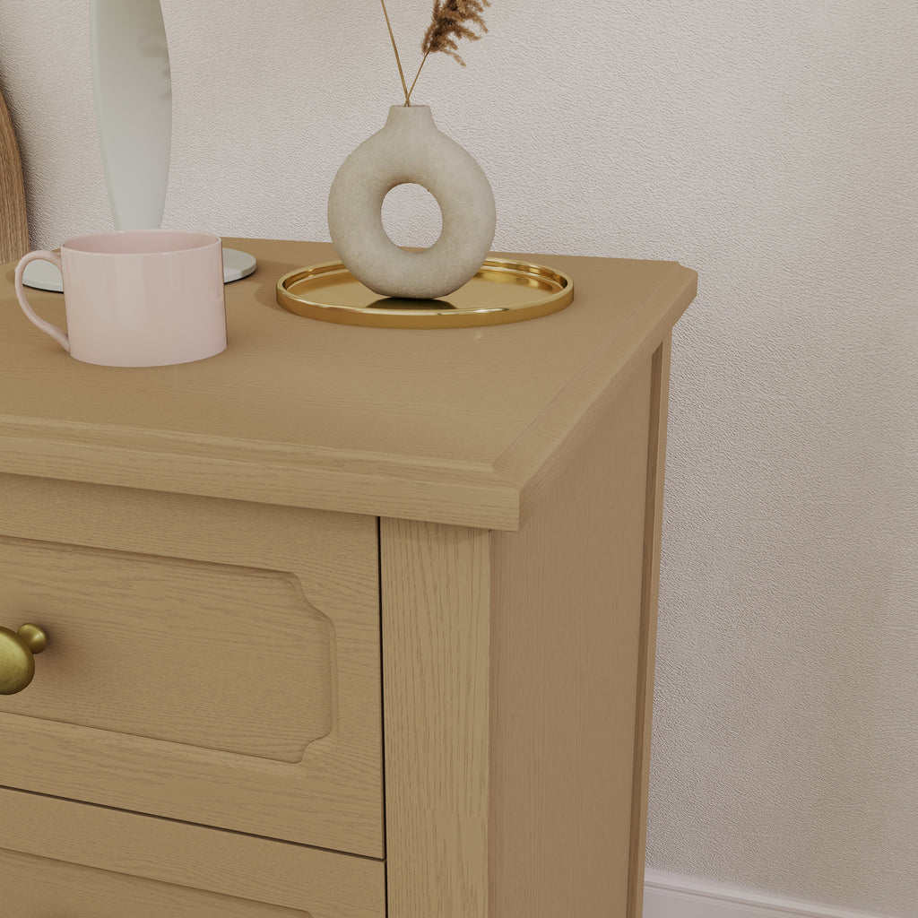 Loom 3-Drawer Nightstand with Charging
