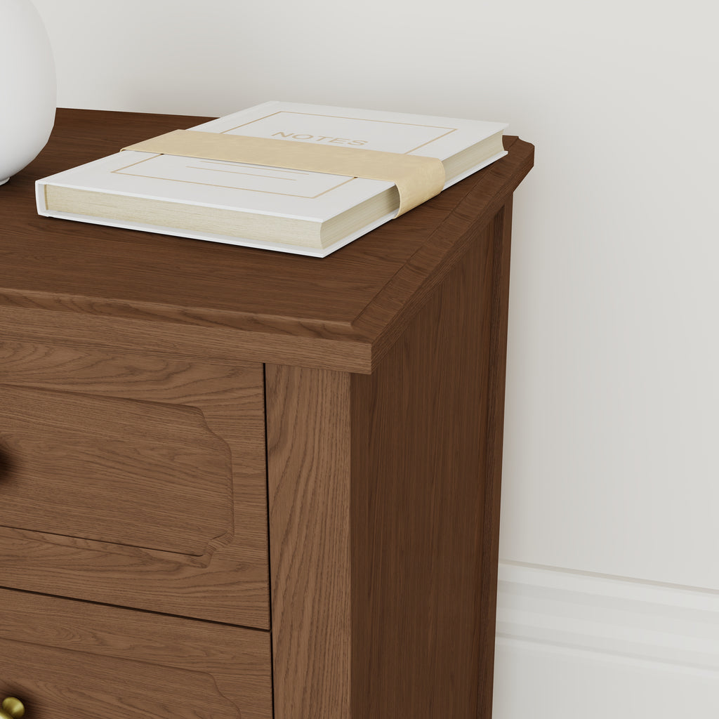 Loom 3-Drawer Nightstand with Charging