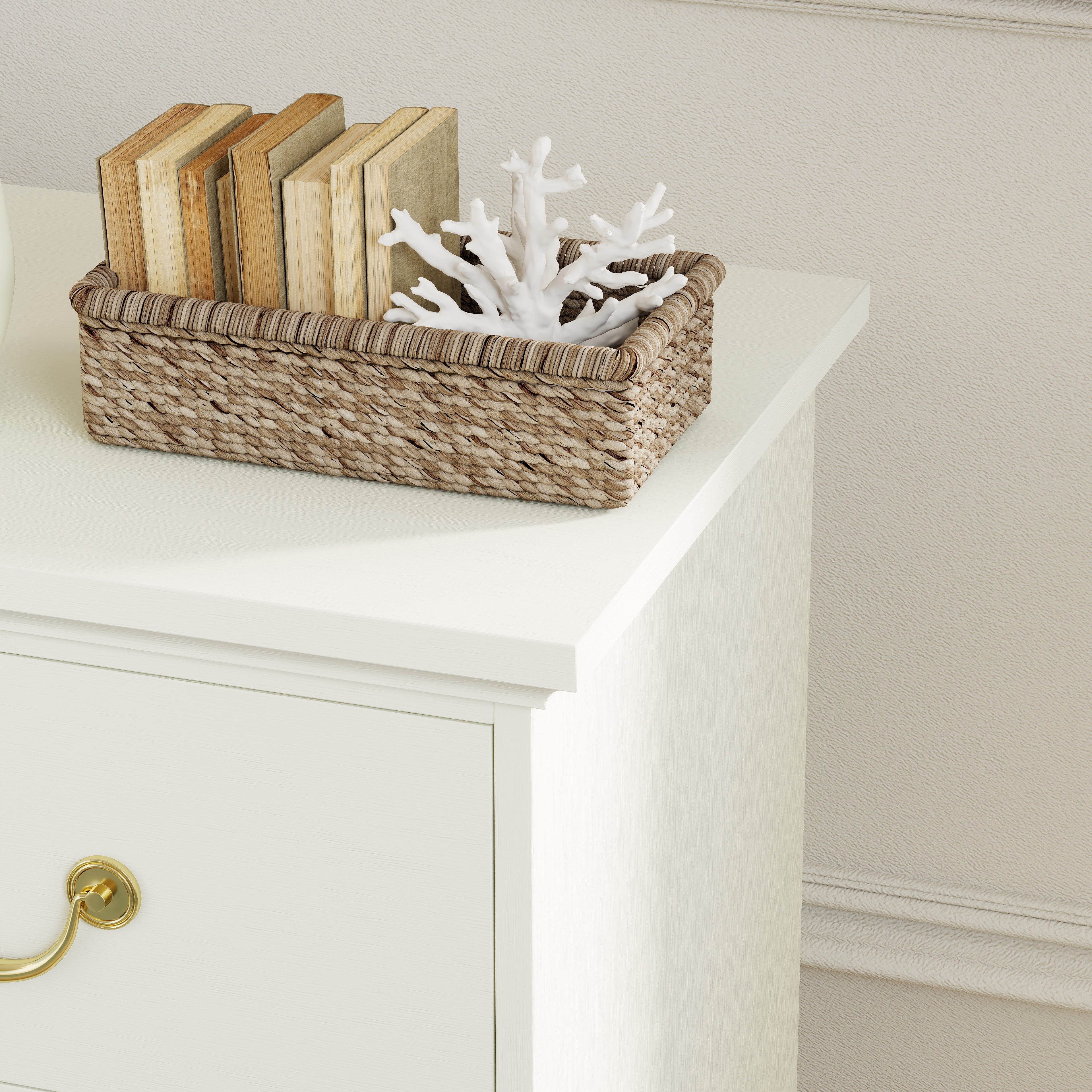 Ember Farmhouse 2-Drawer Nightstand (25.7")