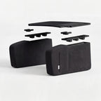 Adjustable Reading Pillow Cushion with Lap Desk , Foldable Laptop Stand with Anti-Slip Pad, Portable Bed Tray Table for Reading, Gaming, Writing, Working on Couch/Bed