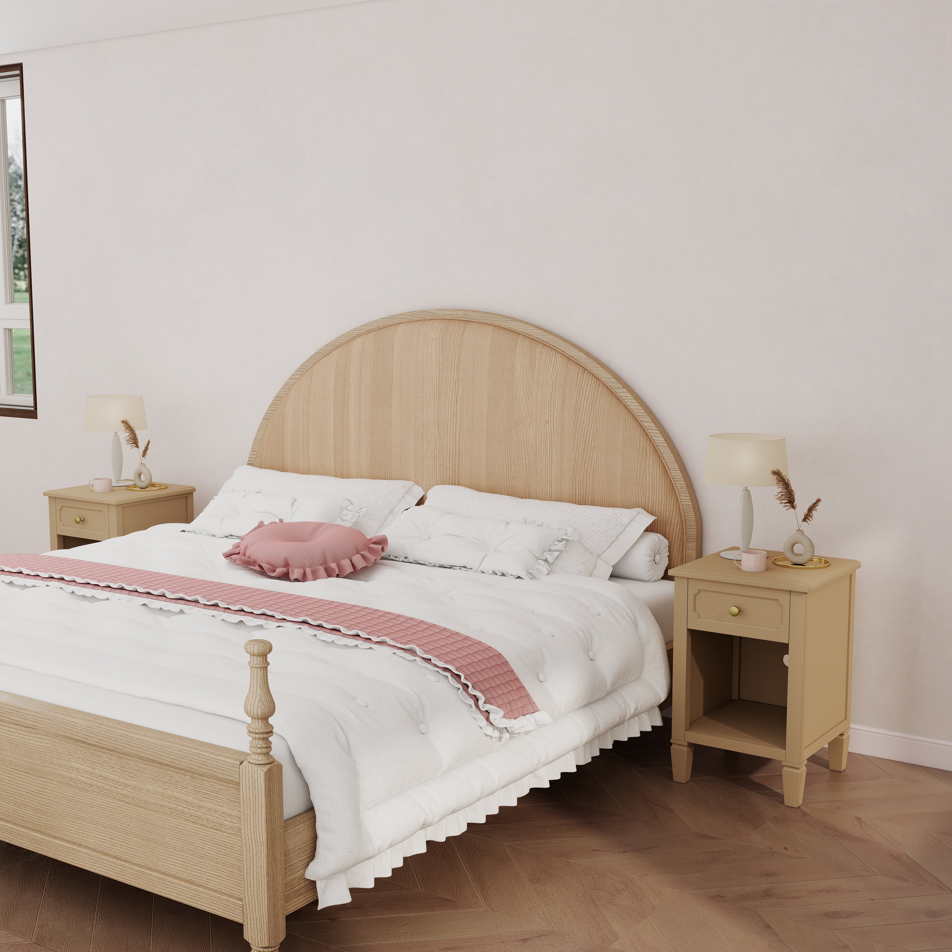 Loom Mini 1-Drawer Nightstand with Charging