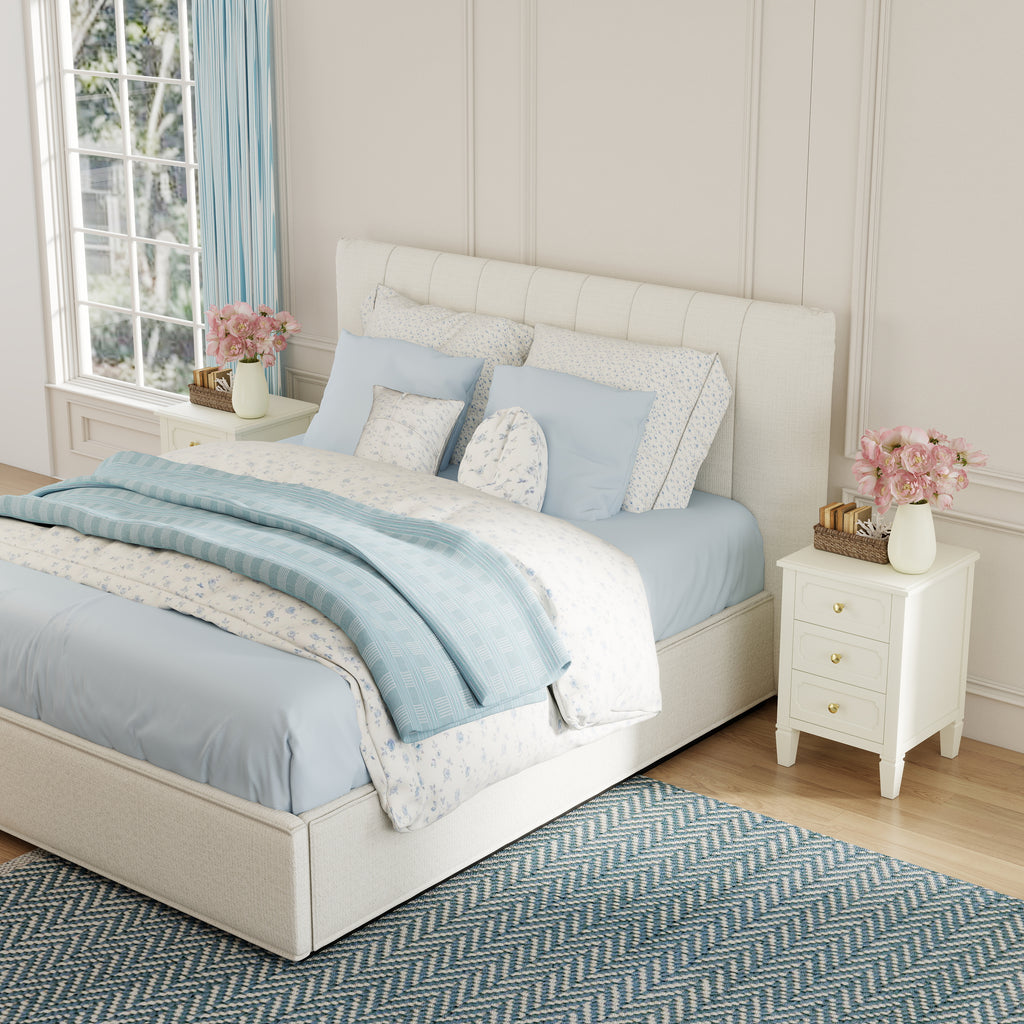 Loom 3-Drawer Nightstand with Charging
