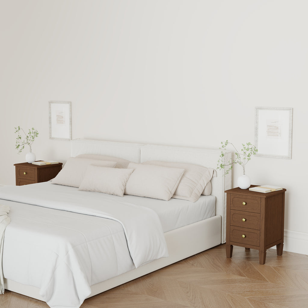 Loom 3-Drawer Nightstand with Charging