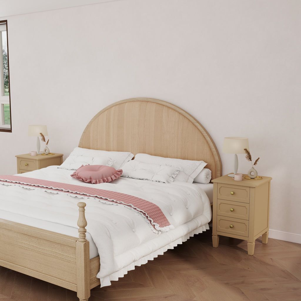 Loom 3-Drawer Nightstand with Charging