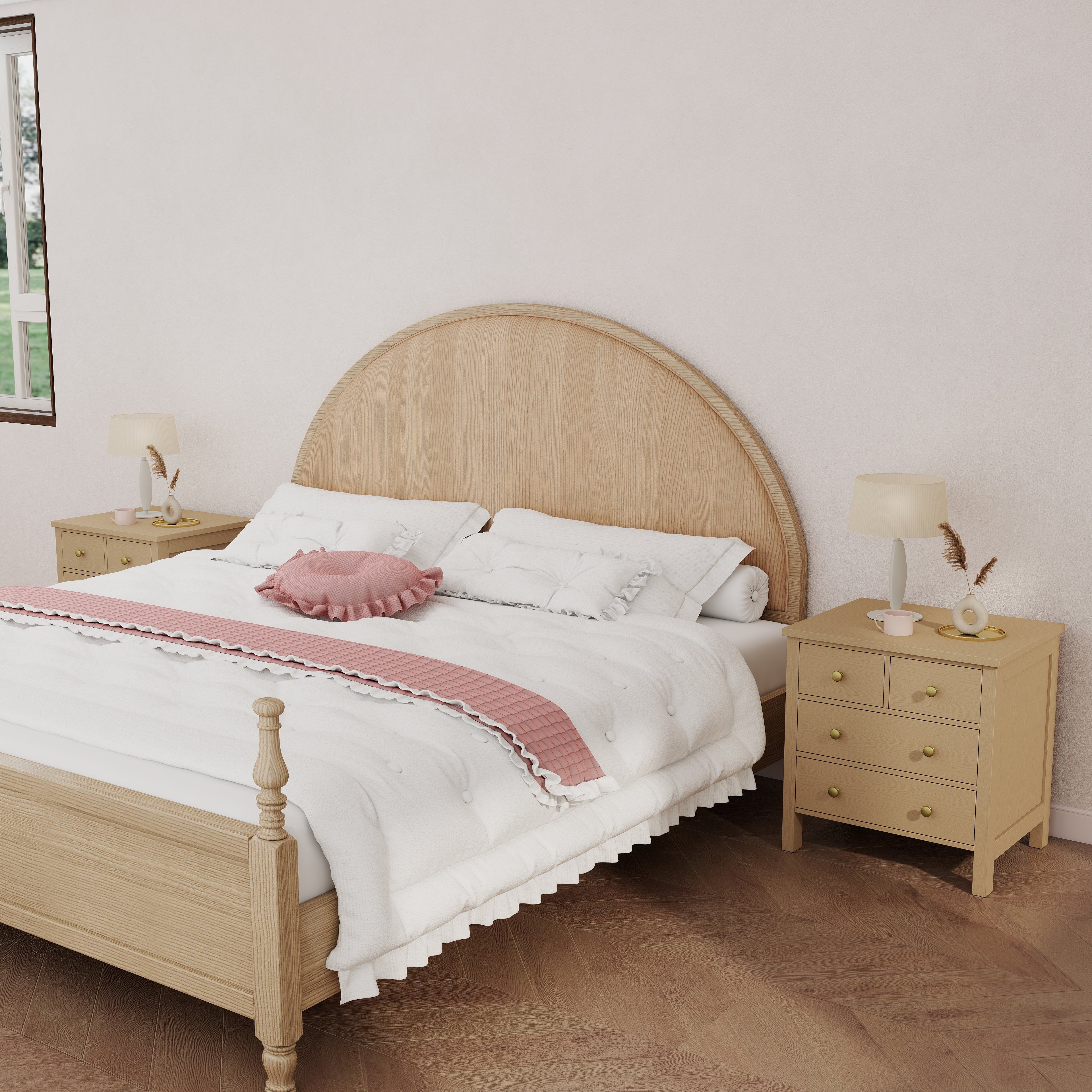 Relic Nook Farmhouse 4-Drawer Nightstand (28.5")