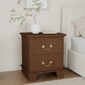 Ember Farmhouse 2-Drawer Nightstand (25.7")