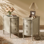 Curved Front Vintage Bedside Table