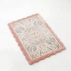 Large Dog Bed - Retro Boho Floral, Washable Cover, Crate & Home Use
