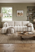 110'' L-Shape Boneless Sectional Sofa with Chaise Lounge | Tufted Cloud Couch with Compression Foam